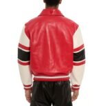 Avirex Legend Leather Jacket Red