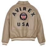 Avirex Leather Jacket Mink