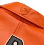 Avirex Leather Jacket Orange