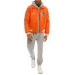 Avirex Leather Jacket Orange