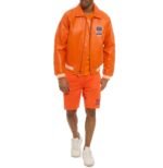 Avirex Leather Jacket Orange