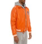 Avirex Leather Jacket Orange