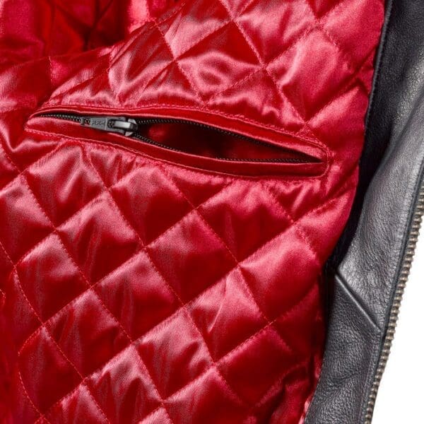 Triumph Braddan Leather Motorcycle Jacket Black