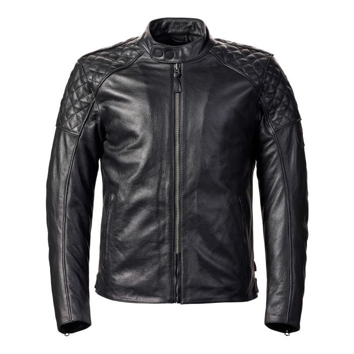 Triumph Braddan Leather Motorcycle Jacket Black