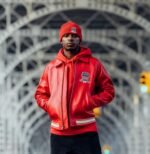 Avirex Leather Jacket Salvage Red