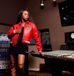 Avirex Cropped Red Icon Leather Jacket