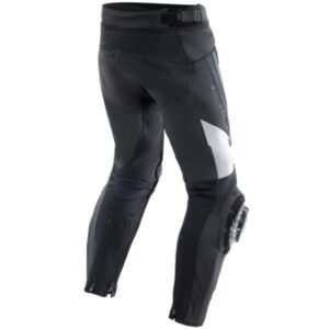 DAINESE DELTA 4 LEATHER PANTS WHITE