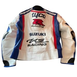 SUZUKI MOTORBIKE RACING LEATHER JACKET