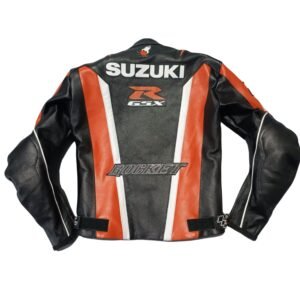 Suzuki Motorbike Racing Leather Jacket