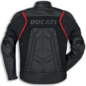 DUCATI CORSE C1 MOTORCYCLE RACING LEATHER JACKET