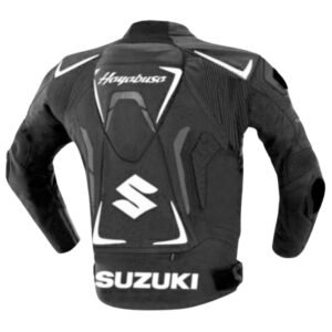 Suzuki Hatabusa Motorbike Racing Leather Jacket