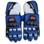 SUZUKI HAYABUSA MOTORBIKE RACING LEATHER GLOVES