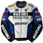SUZUKI YOSHIMURA MOTORBIKE RACING LEATHER JACKET