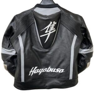 SUZUKI HAYABUSA MOTORBIKE RACING LEATHER JACKET