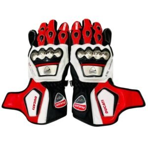 Ducati Biker Leather Gloves