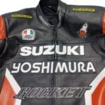 Suzuki Motorbike Racing Leather Jacket