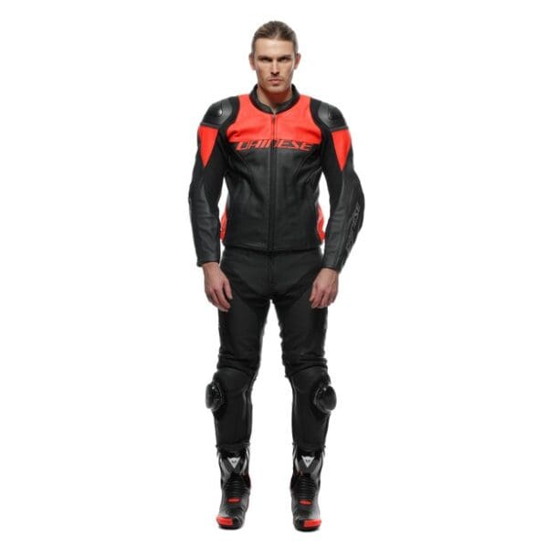 DAINESE DELTA 4 PERF. LEATHER PANTS BLACK - Image 5