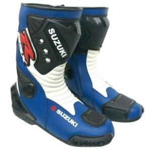 Ducati Motorbike Racing Leather Boots
