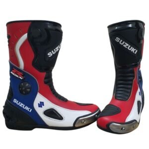Ducati Motorbike Racing Leather Boots