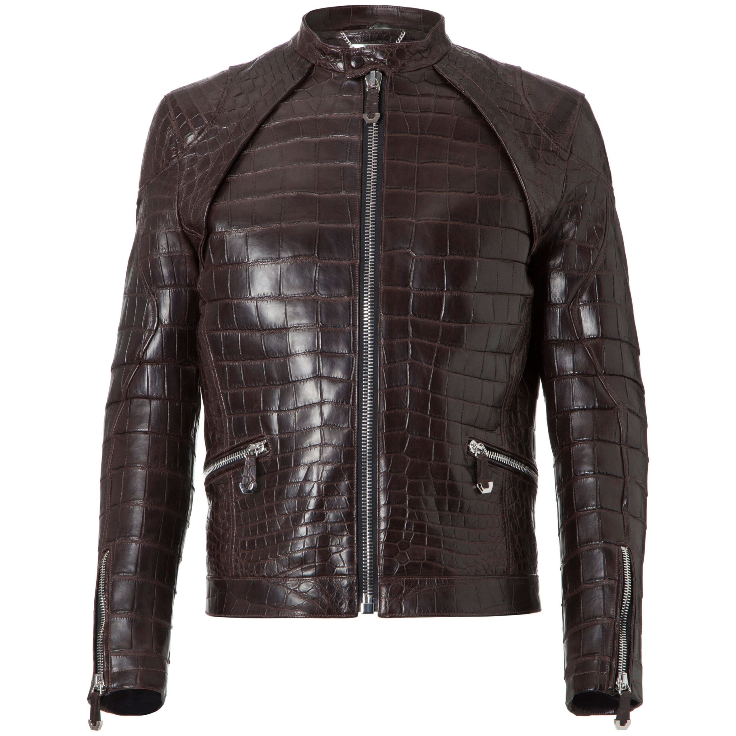 LEATHER BOMBER "JEFFREY"