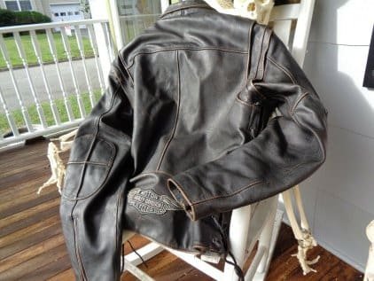 MEN’S HARLEY DAVIDSON BIKER LEATHER JACKET - Image 2