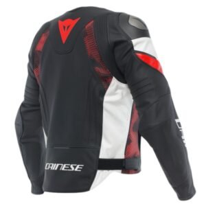DAINESE AVRO 5 LEATHER JACKET RED LAVA