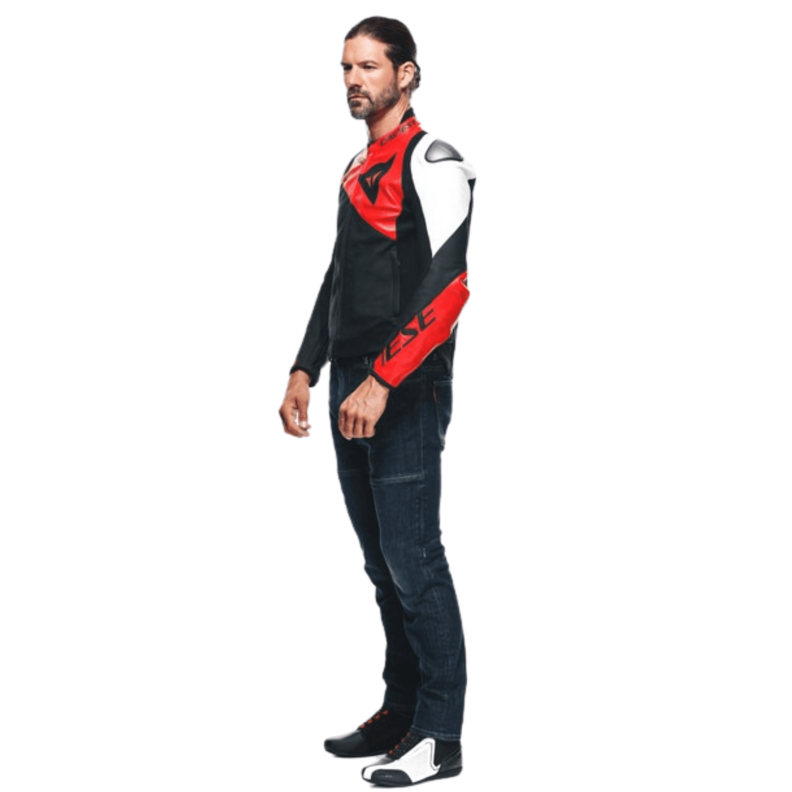 DAINESE SPORTIVA LEATHER JACKET PERF RED LAVA