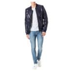 PHILIPP PLEIN LEATHER BOMBER "TIGER FACE"