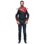 DAINESE SPORTIVA LEATHER JACKET PERF RED LAVA