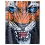 PHILIPP PLEIN LEATHER BOMBER "TIGER FACE"