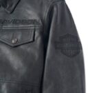 HARLEY DAVIDSON MEN IRON MOUNTAIN LEATHER JACKET