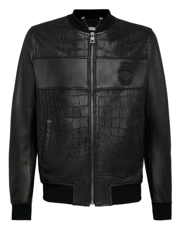 BILLIONAIRE LEATHER JACKET CREST