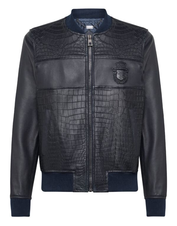 BILLIONAIRE LEATHER JACKET CREST