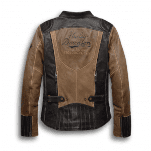 HARLEY DAVIDSON WOMEN’S H-D TRIPLE VENT SYSTEM GALLUN LEATHER JACKET