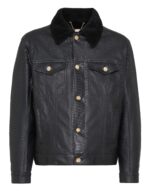 BILLIONAIRE LEATHER JACKET WITH PYTHON LUXURY