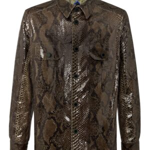 BILLIONAIRE PYTHON LEATHER SHIRTS LUXURY