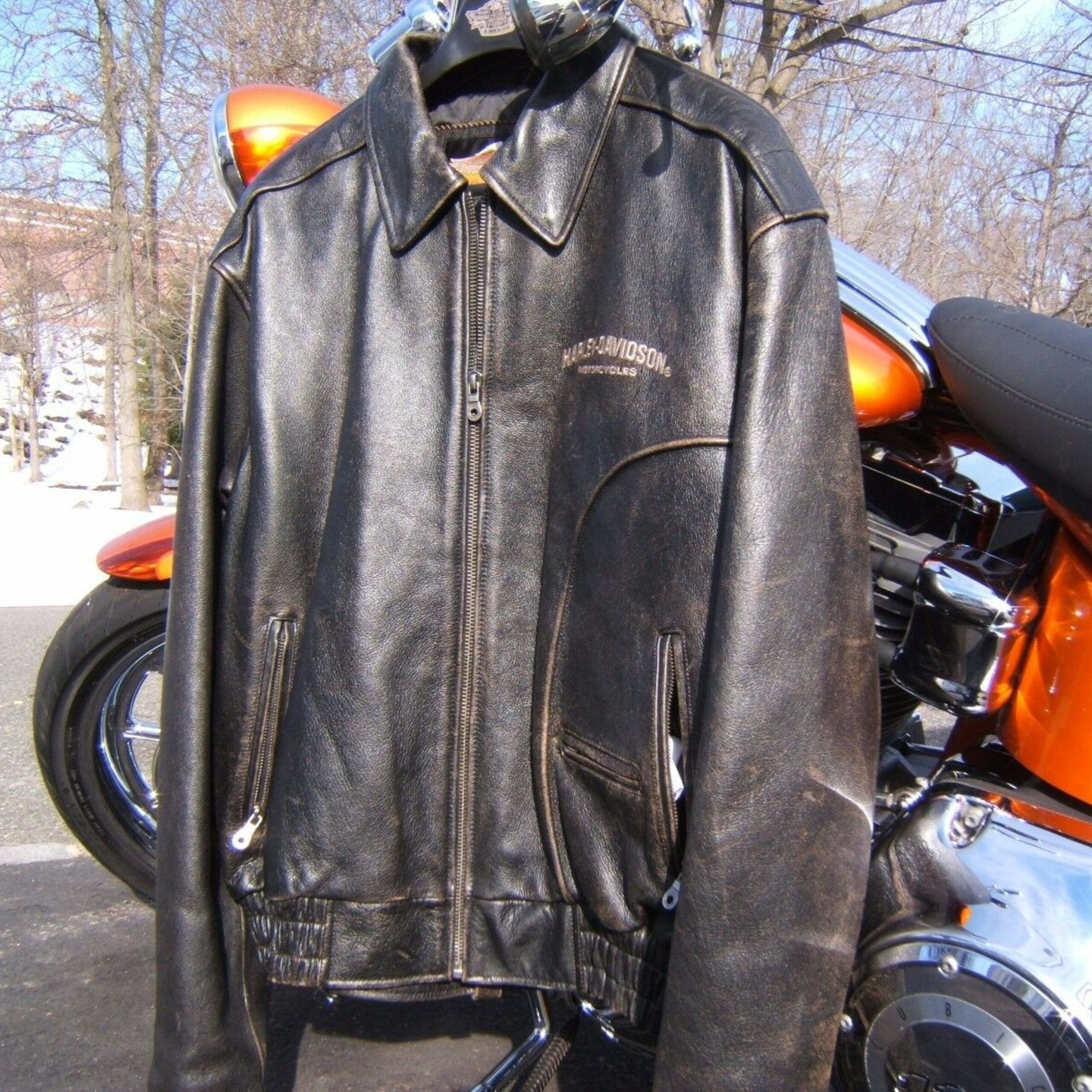 MEN’S HARLEY DAVIDSON BIKER LEATHER JACKET