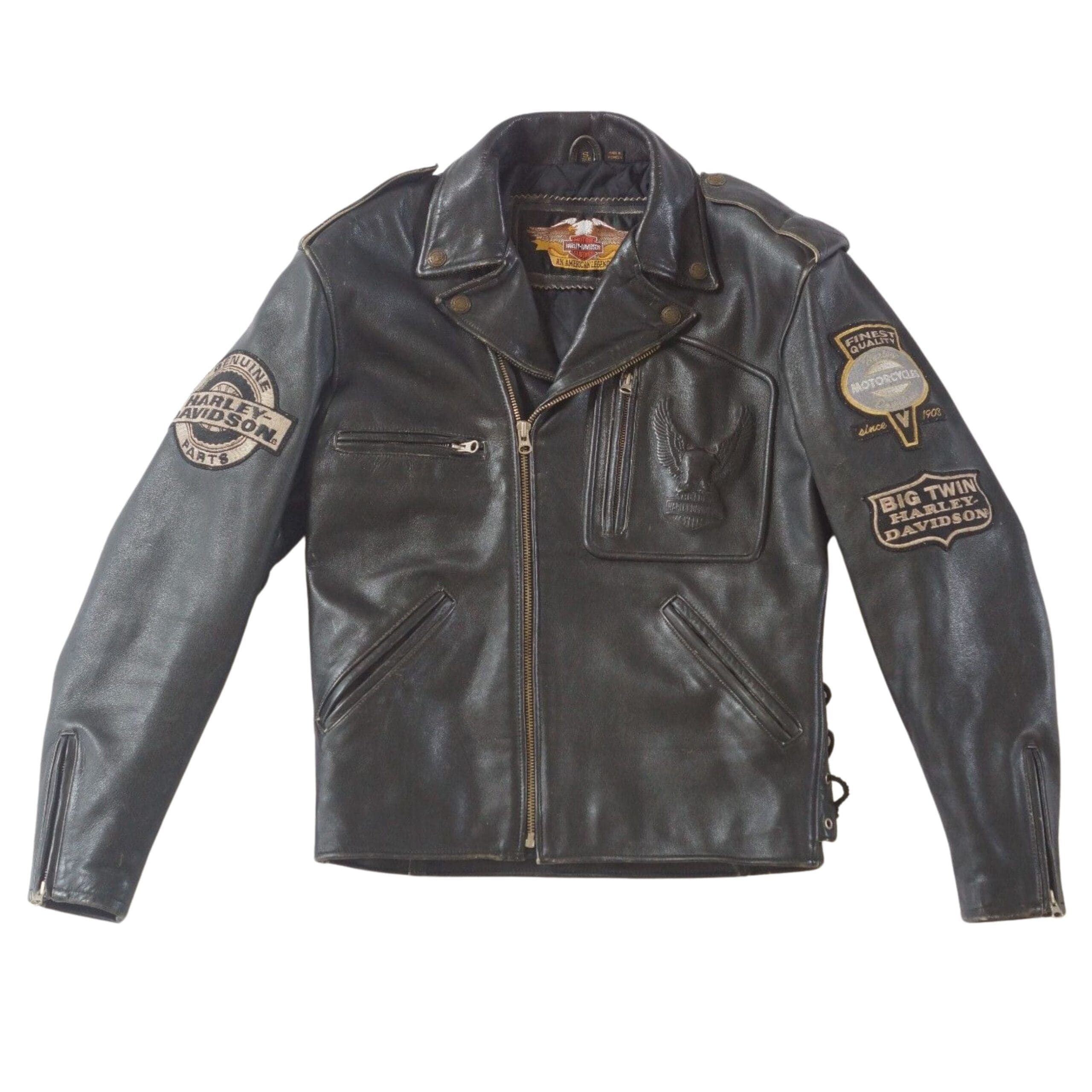 MEN’S HARLEY DAVIDSON BIKER LEATHER JACKET