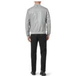 BILLIONAIRE PYTHON LEATHER BOMBER