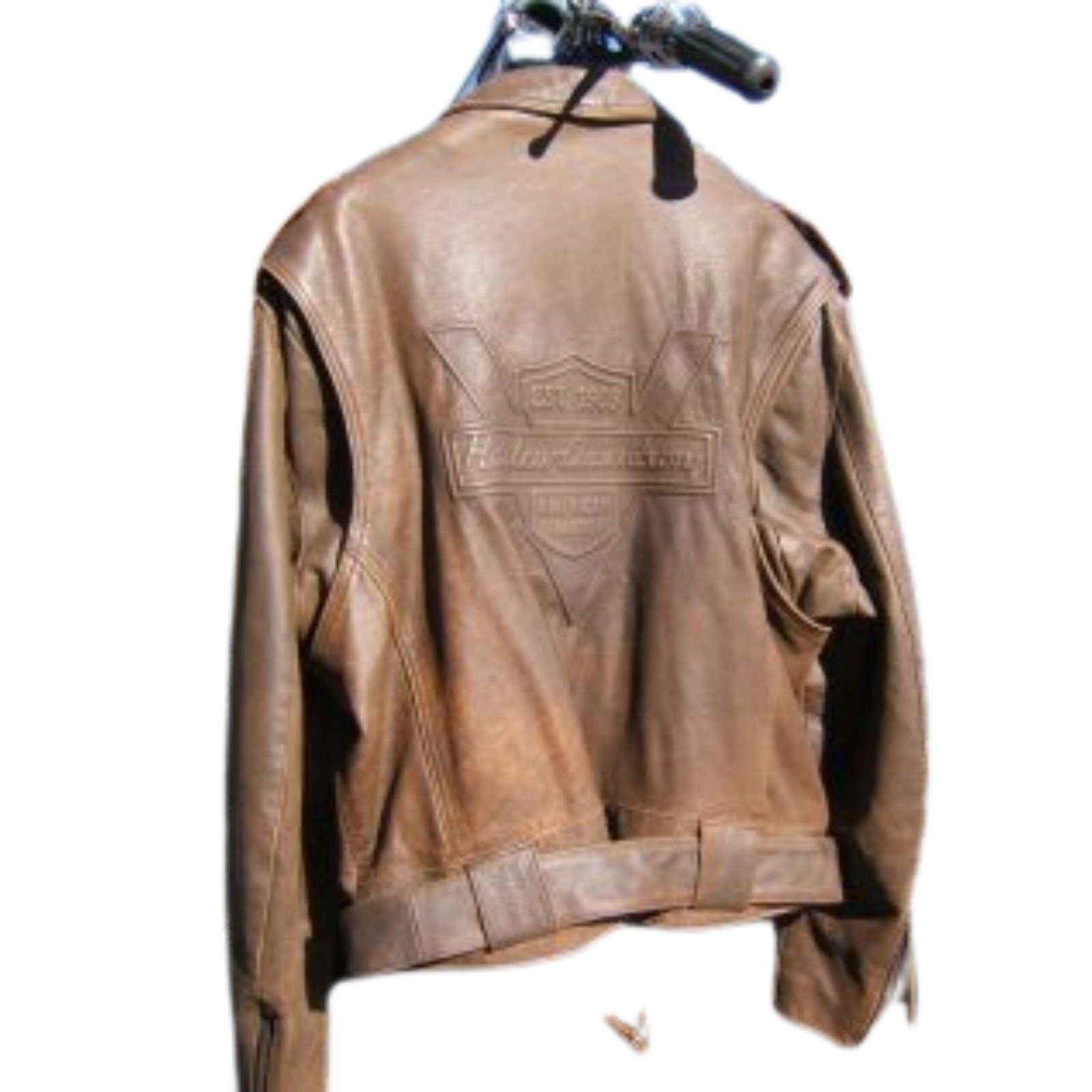 MEN’S HARLEY DAVIDSON BIKER LEATHER JACKET - Image 2