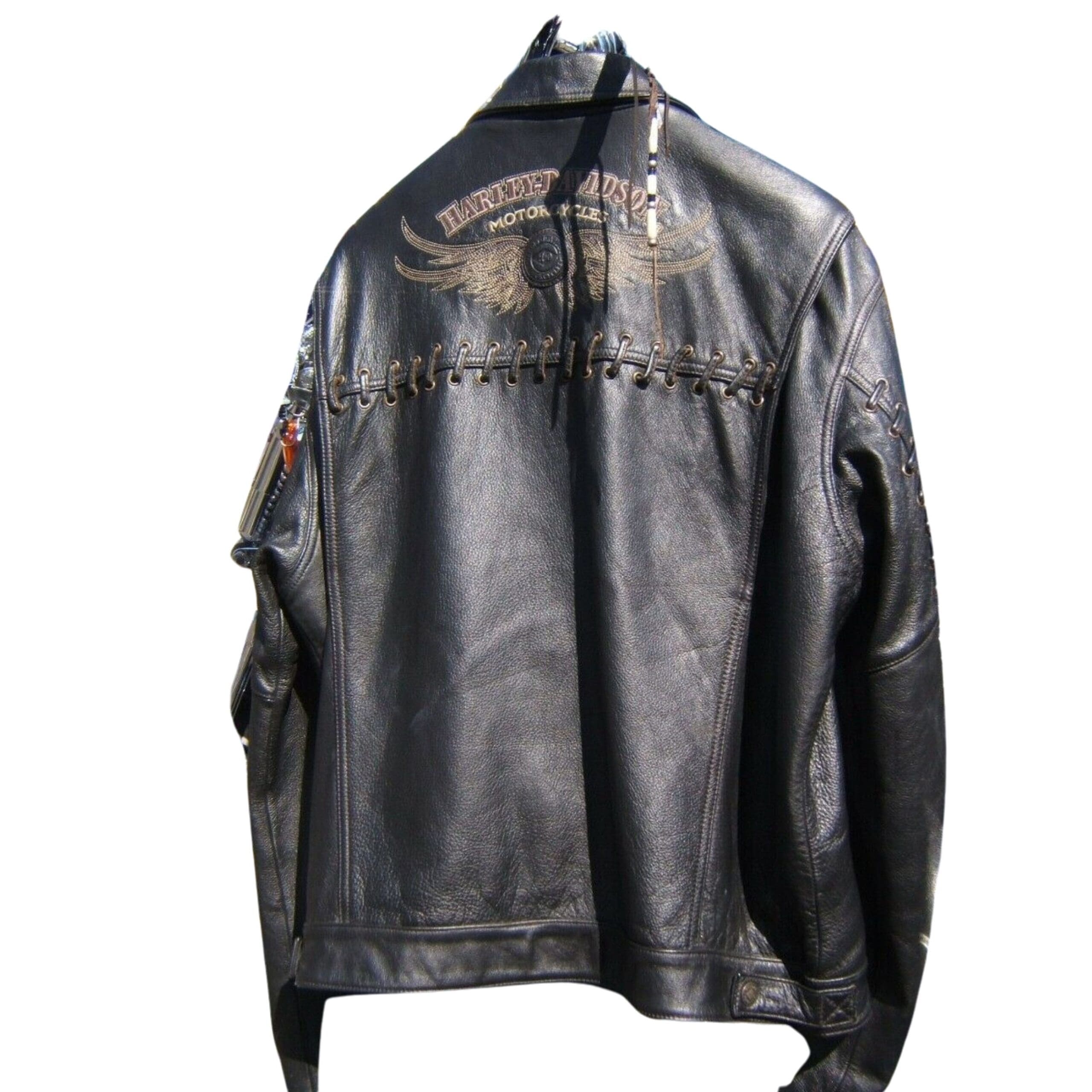 MEN’S HARLEY DAVIDSON BIKER LEATHER JACKET