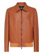 BILLIONAIRE LEATHER BOMBER