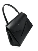 MAISON MARGIELA SNATCHED LEATHER TOTE BAG