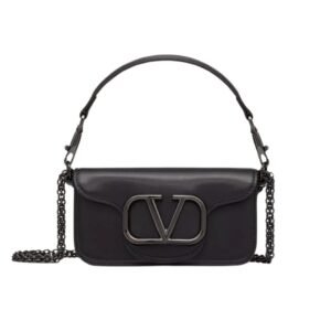 VALENTINO GARAVANI LOCÒ SMALL SHOULDER BAG IN CALFSKIN