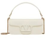 VALENTINO GARAVANI LOCÒ CALFSKIN SHOULDER BAG