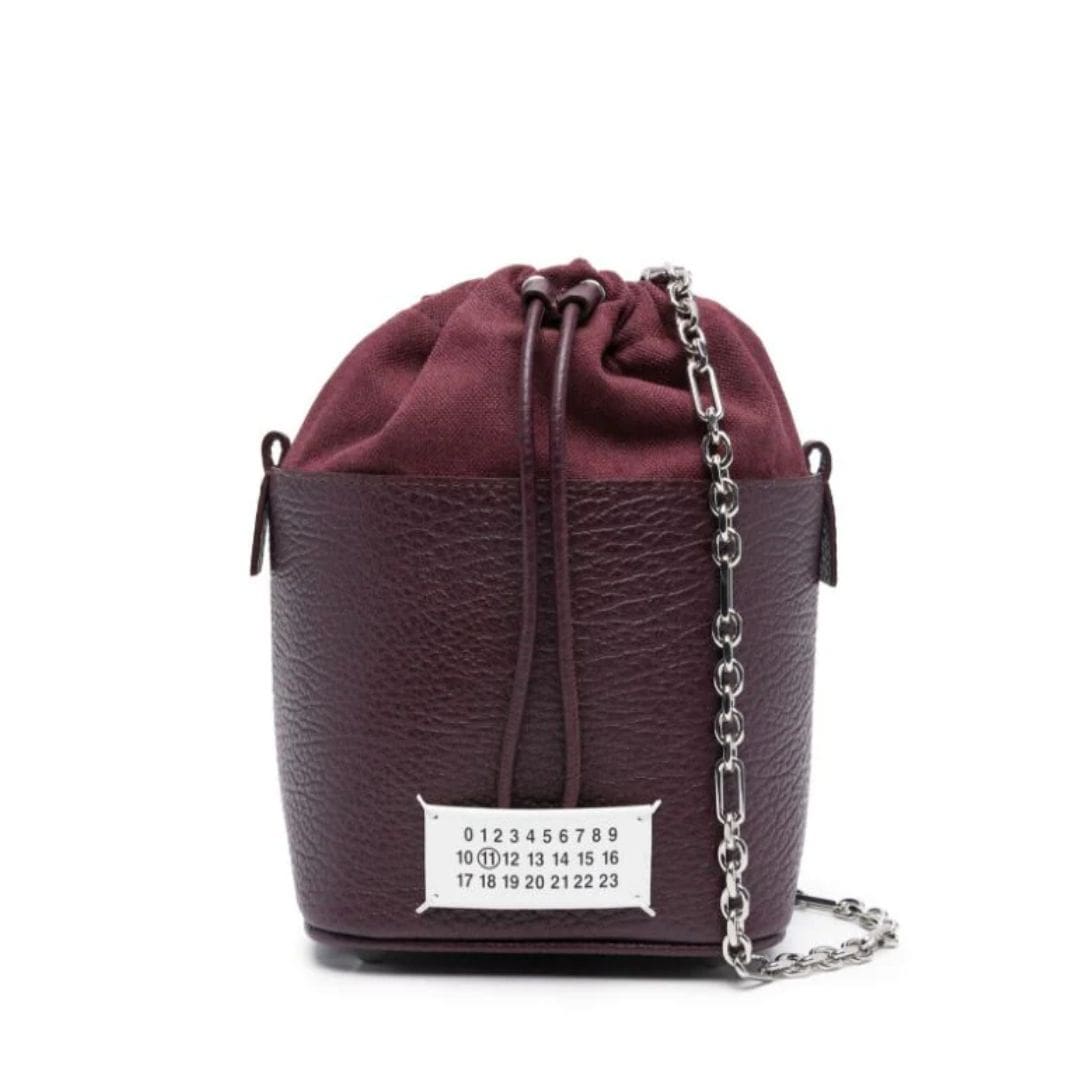 MAISON MARGIELA 5AC LEATHER BUCKET BAG