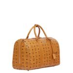 MCM OTTOMAR WEEKENDER BAG IN VISETOS COGNAC