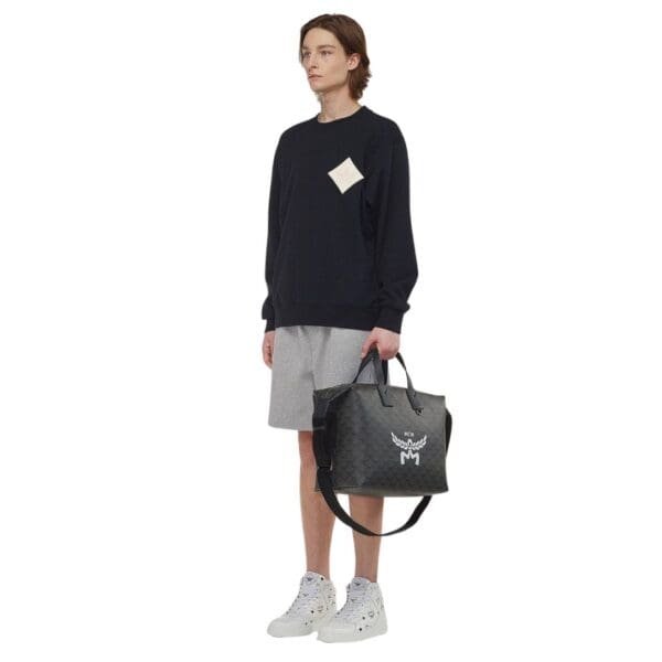 MCM X-LARGE HIMMEL E/W TOTE IN LAURETOS GREY