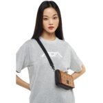 MCM MINI AREN CAMERA BAG IN VISETOS COGNAC