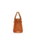 MCM MINI MUNCHEN TOTE IN SPANISH CALF LEATHER COGNAC